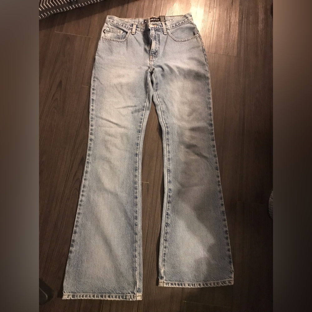 Express flare jeans sz 3/4